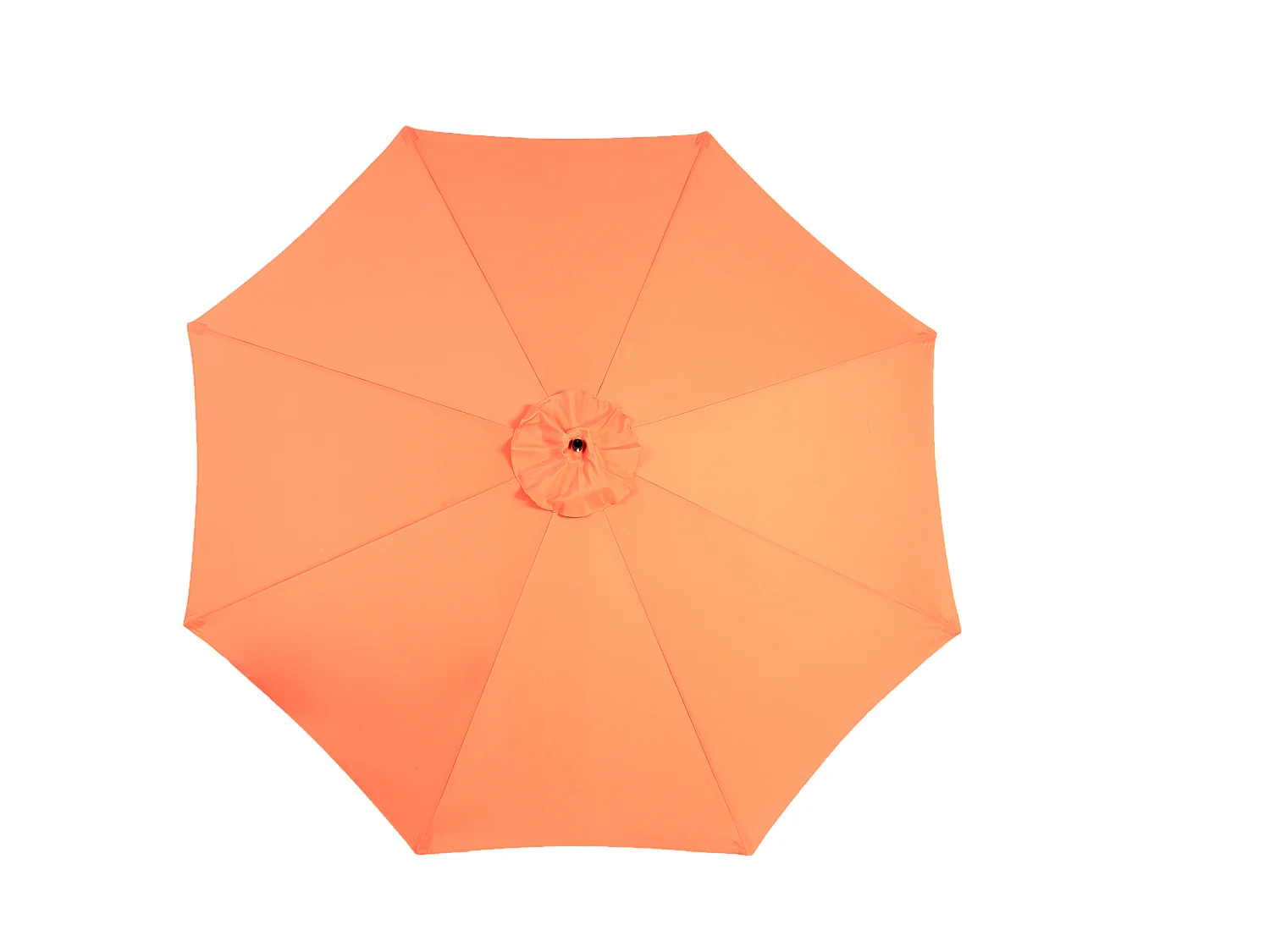 Ombrellone da esterno rettangolare bifacciale con manovella, struttura in acciaio, arancione (4,5x4,5x3m)