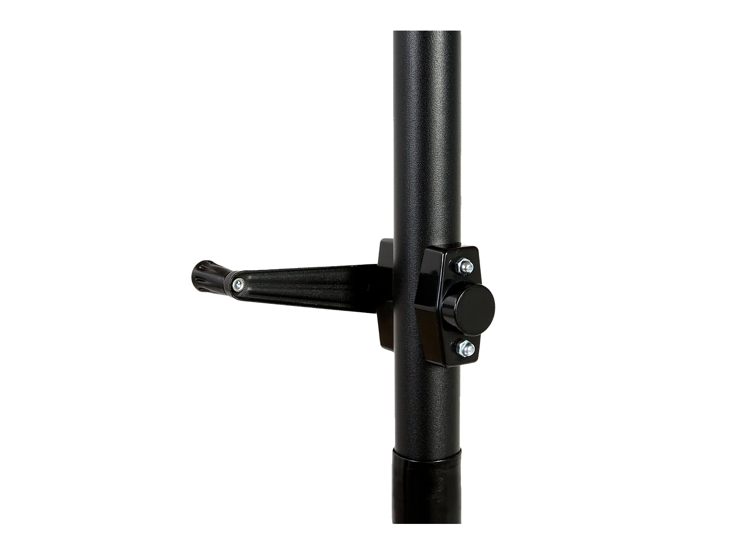 Ombrellone da esterno bifacciale, rettangolare con manovella, in acciaio, verde scuro (274x213x200 cm)