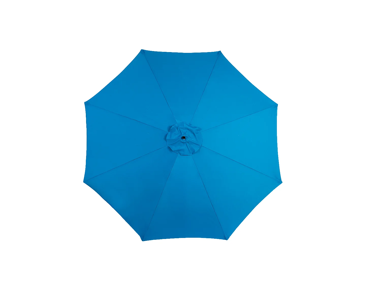 Ombrellone da esterno rettangolare bifacciale con manovella, struttura in acciaio, blu (4,5x4,5x3m)