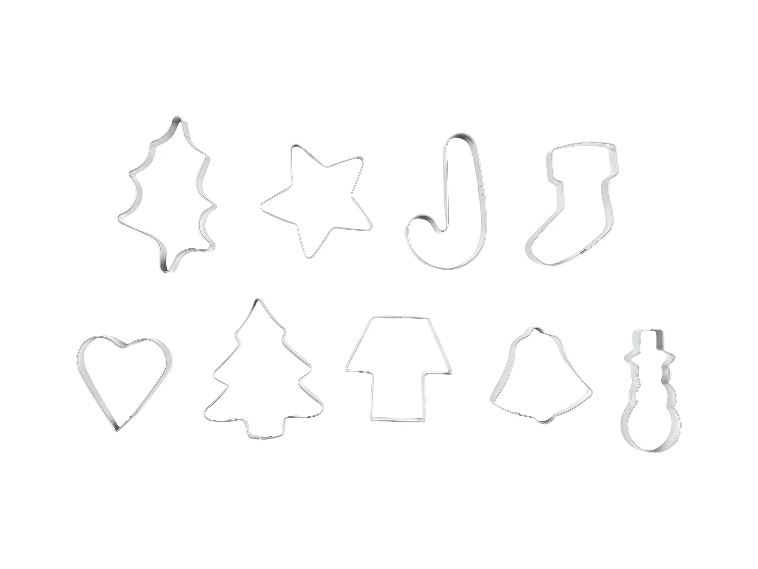 Boîte Métal Noël avec 10 Emporte-pièces Assortis