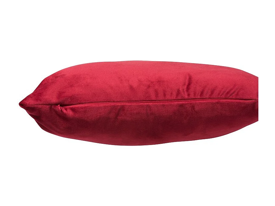 Almohadón cuadrado terciopelo rojo 45x45 cm