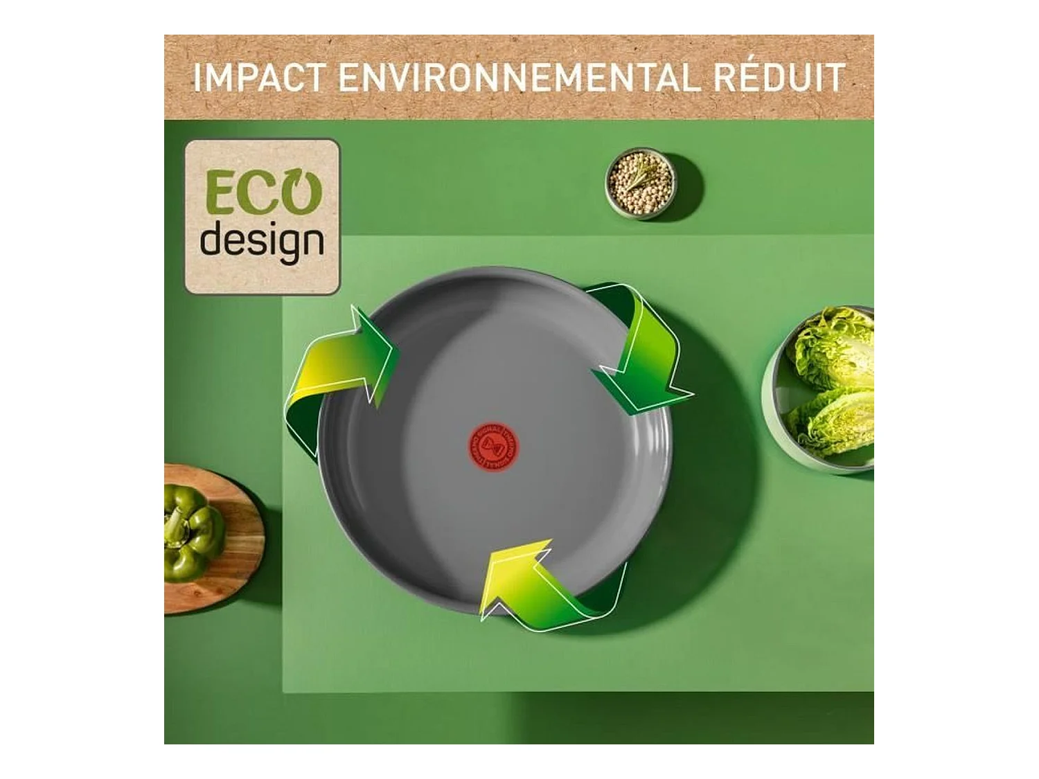 Tefal 24 cm koekenpan, inductie, antiaanbaklaag, vaatwasserbestendig