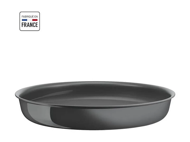 TEFAL INGENIO Poele 24 cm, Induction, Revetement céramique antiadhésif, Recyclée, Cuisson saine, Fabriqué en France, Renew L