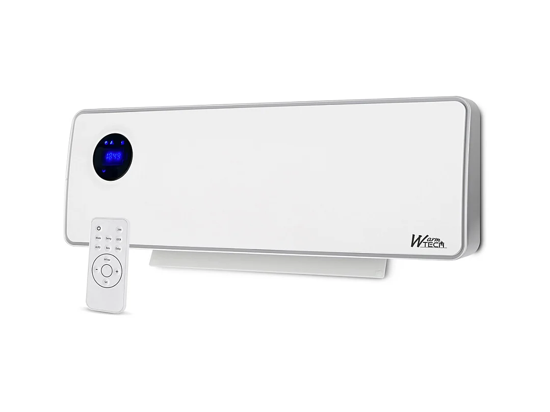 Radiateur soufflant céramique mural  oscillant 2000W - Warm Tech