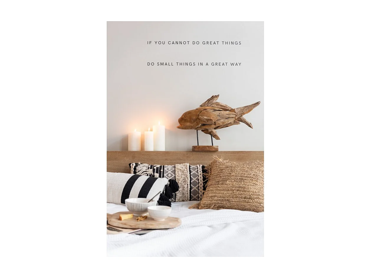 Cojín cuadrado rafia natural 45x45 cm