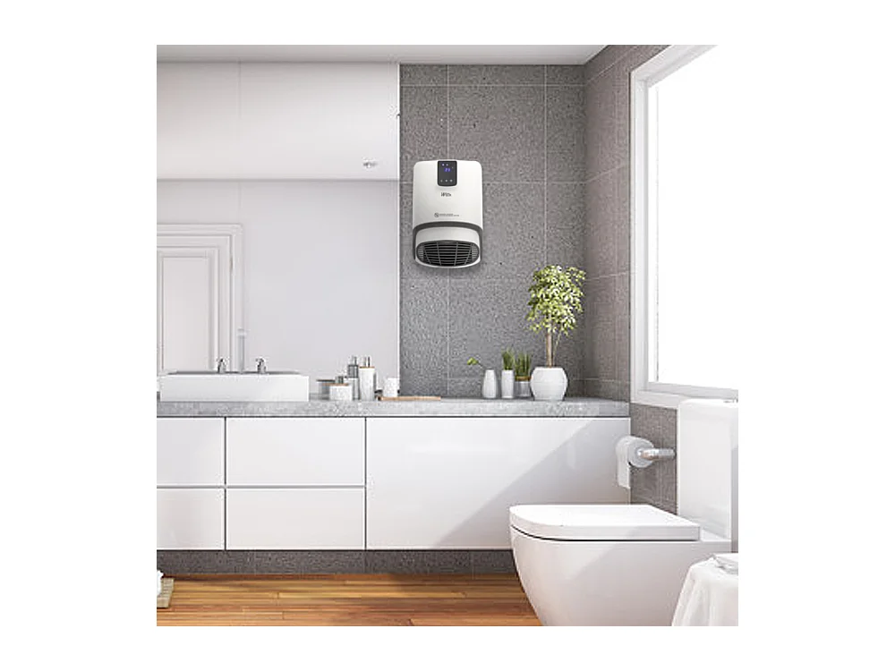 Radiateur soufflant mural sèche serviettes 2000W