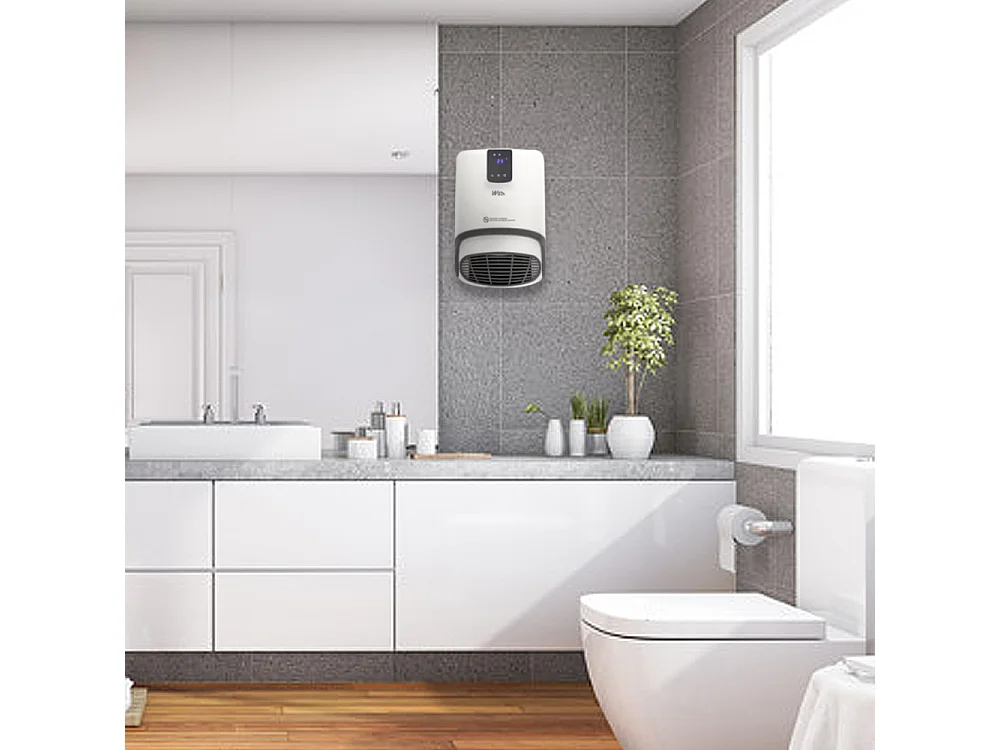 Radiateur soufflant mural sèche serviettes 2000W