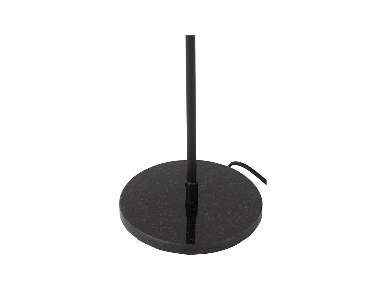 Lámpara de mesa de metal negro 30*30*56 cm