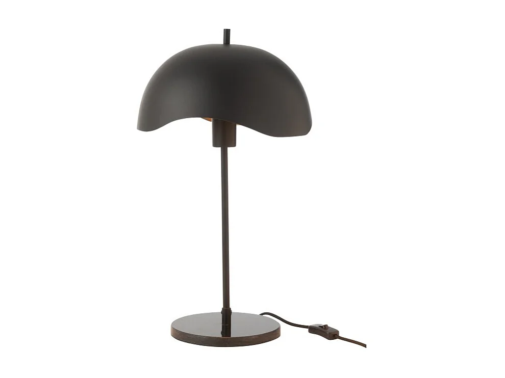 Lámpara de mesa de metal negro 30*30*56 cm