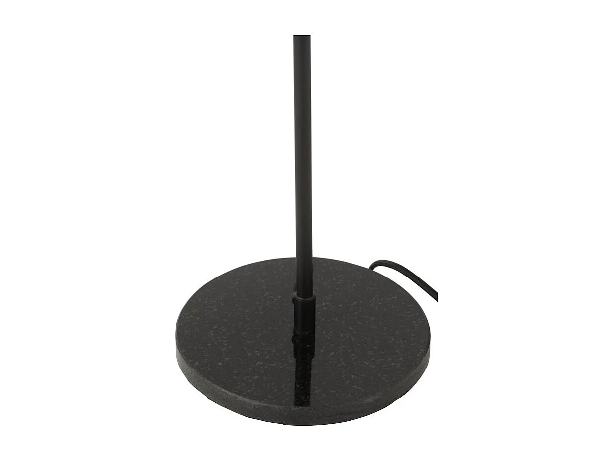Lámpara de mesa de metal negro 30*30*56 cm
