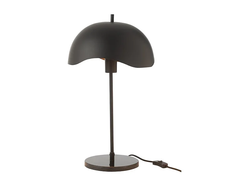 Lámpara de mesa de metal negro 30*30*56 cm