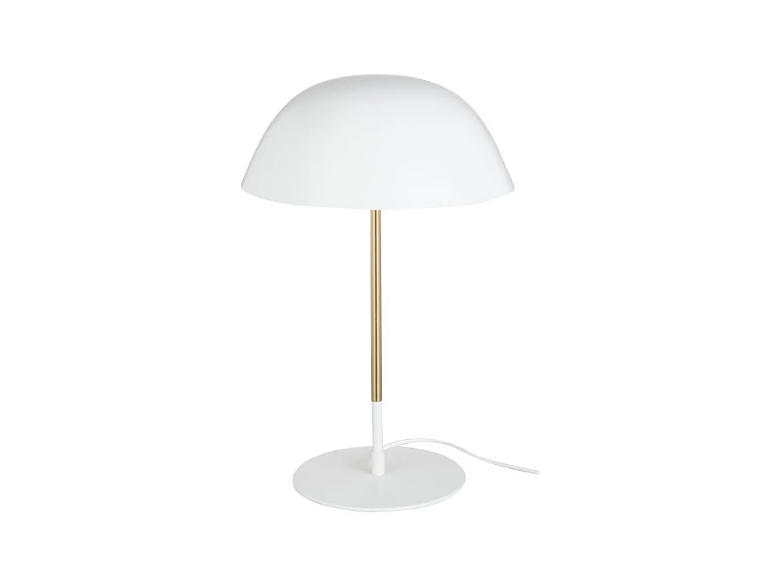 Lámpara de mesa de metal blanco 30x30x51 cm