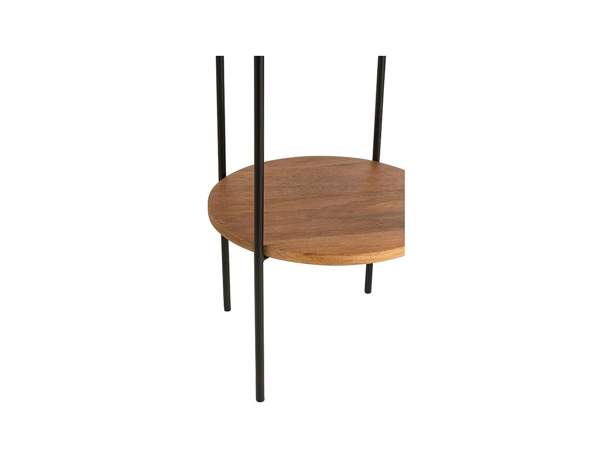 Lámpara estantería de metal negro 38*38*160 cm