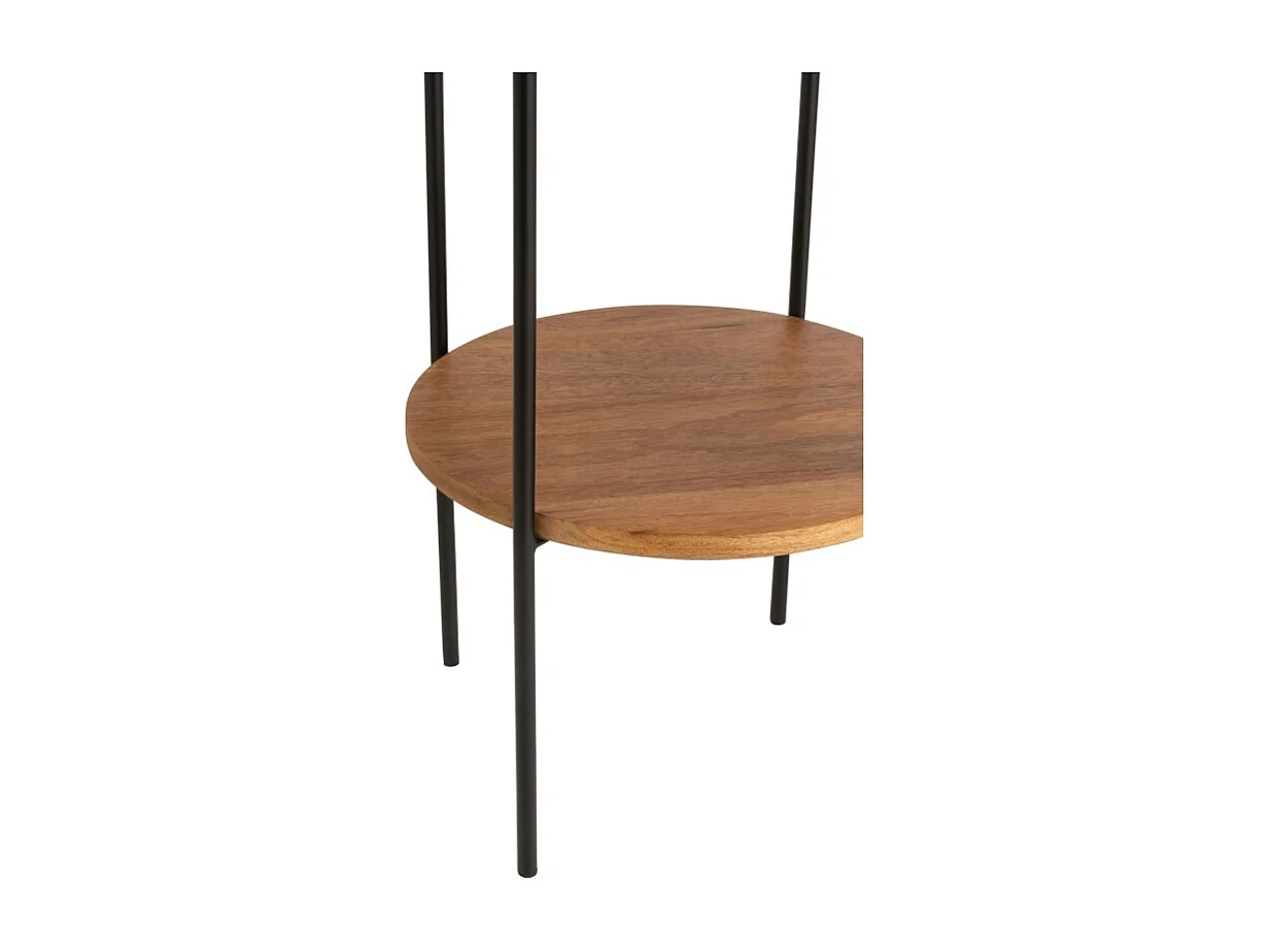 Lámpara estantería de metal negro 38*38*160 cm