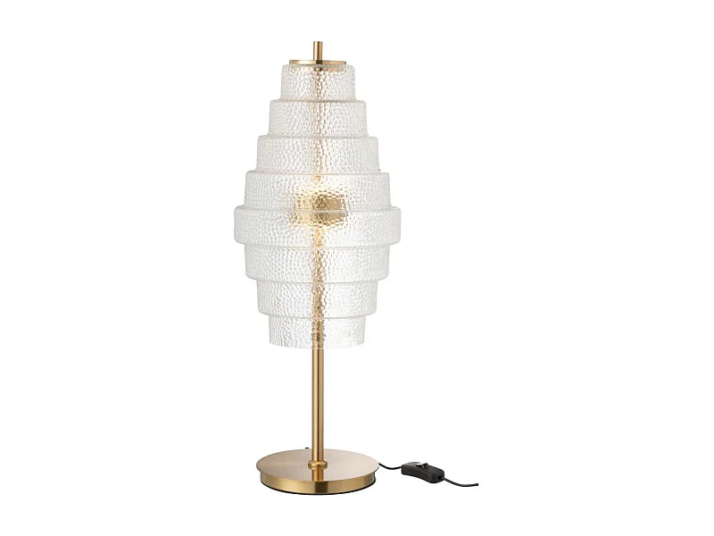 Lámpara de salón de vidrio transparente 22*22*57 cm