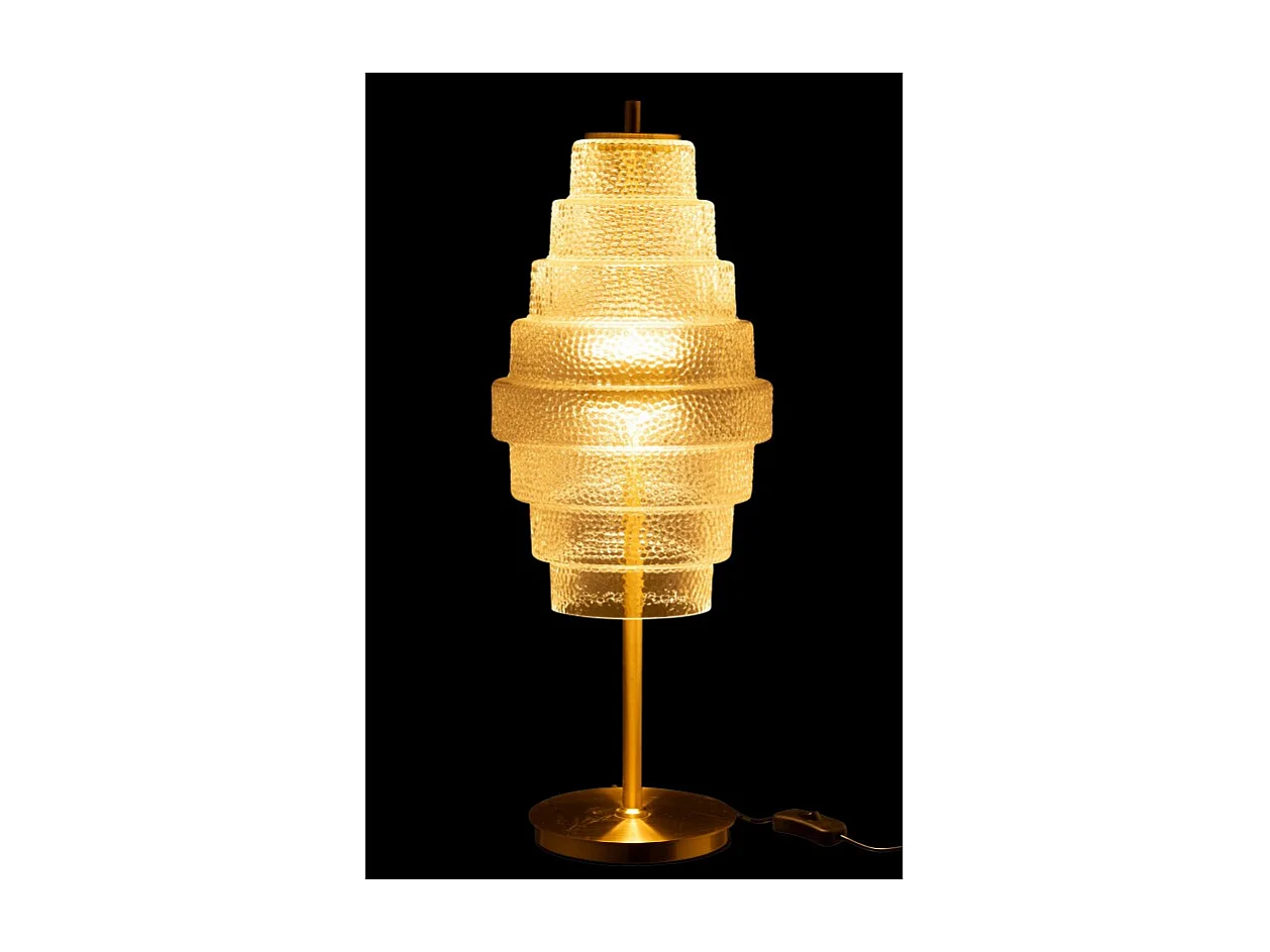 Lámpara de salón de vidrio transparente 22*22*57 cm