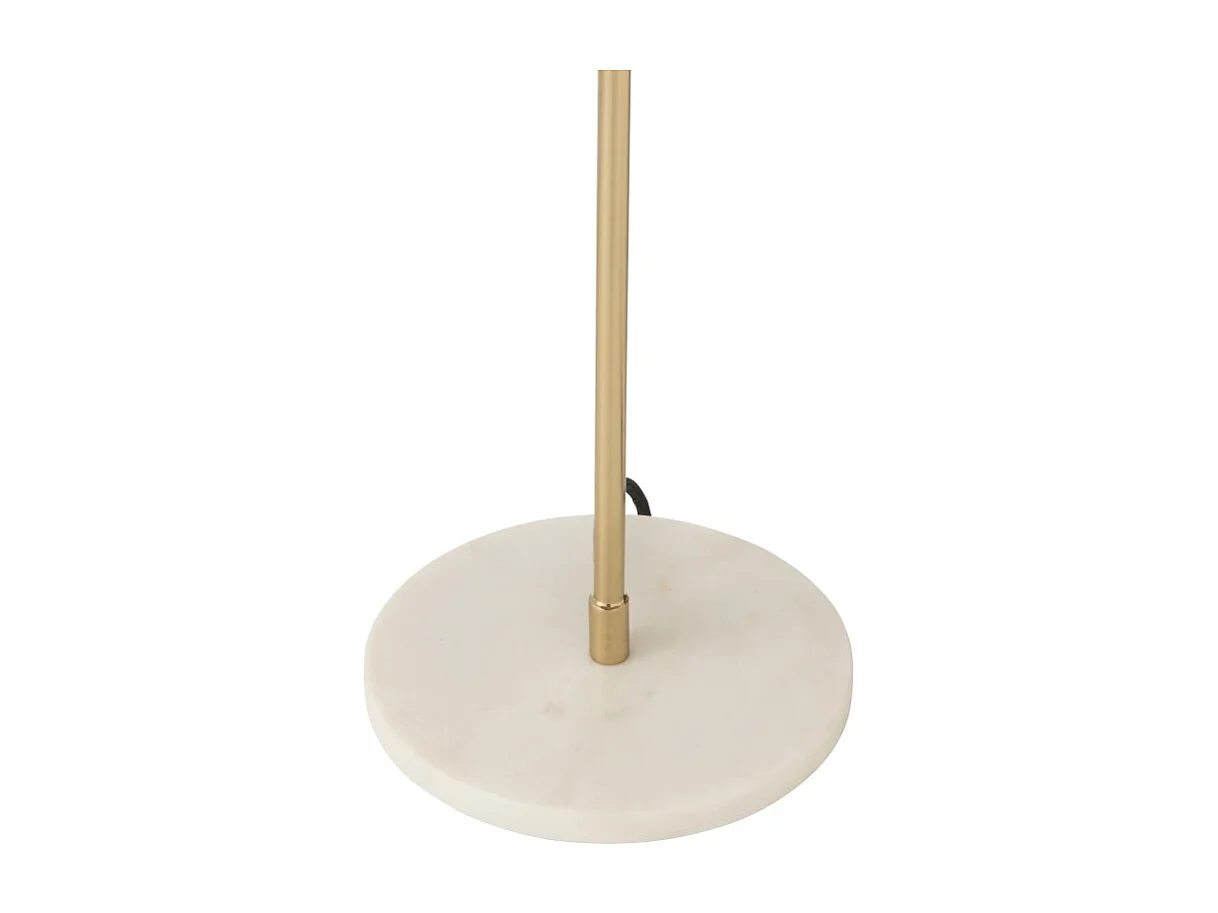 Lámpara seta de metal dorado 30*30*56 cm