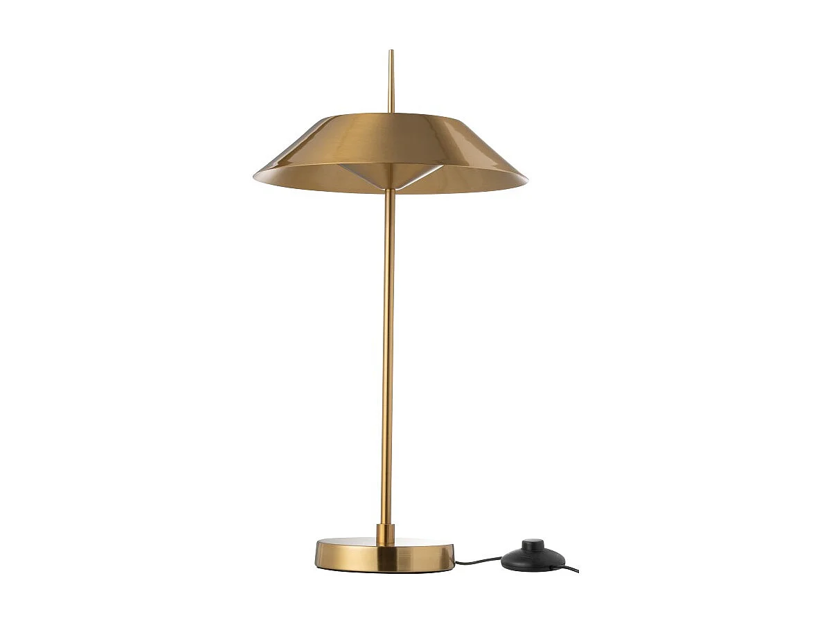 Lámpara seta de metal dorado 30.5*30.5*56 cm