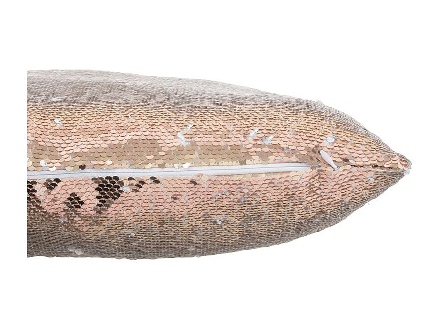 Cojín de poliéster champán 45*45*15 cm