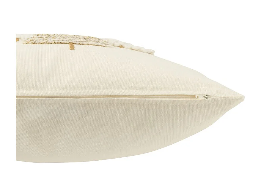 Cojín de Navidad cuadrado de algodón blanco 45*45*12 cm