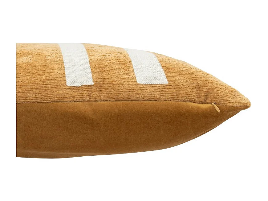 Cojín cuadrado de poliéster amarillo 45*45*10 cm