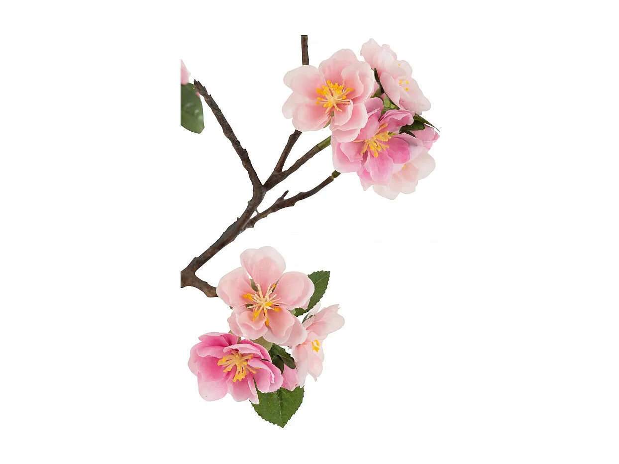 Árbol de flor plástico rosa/marrón Alt. 50 cm