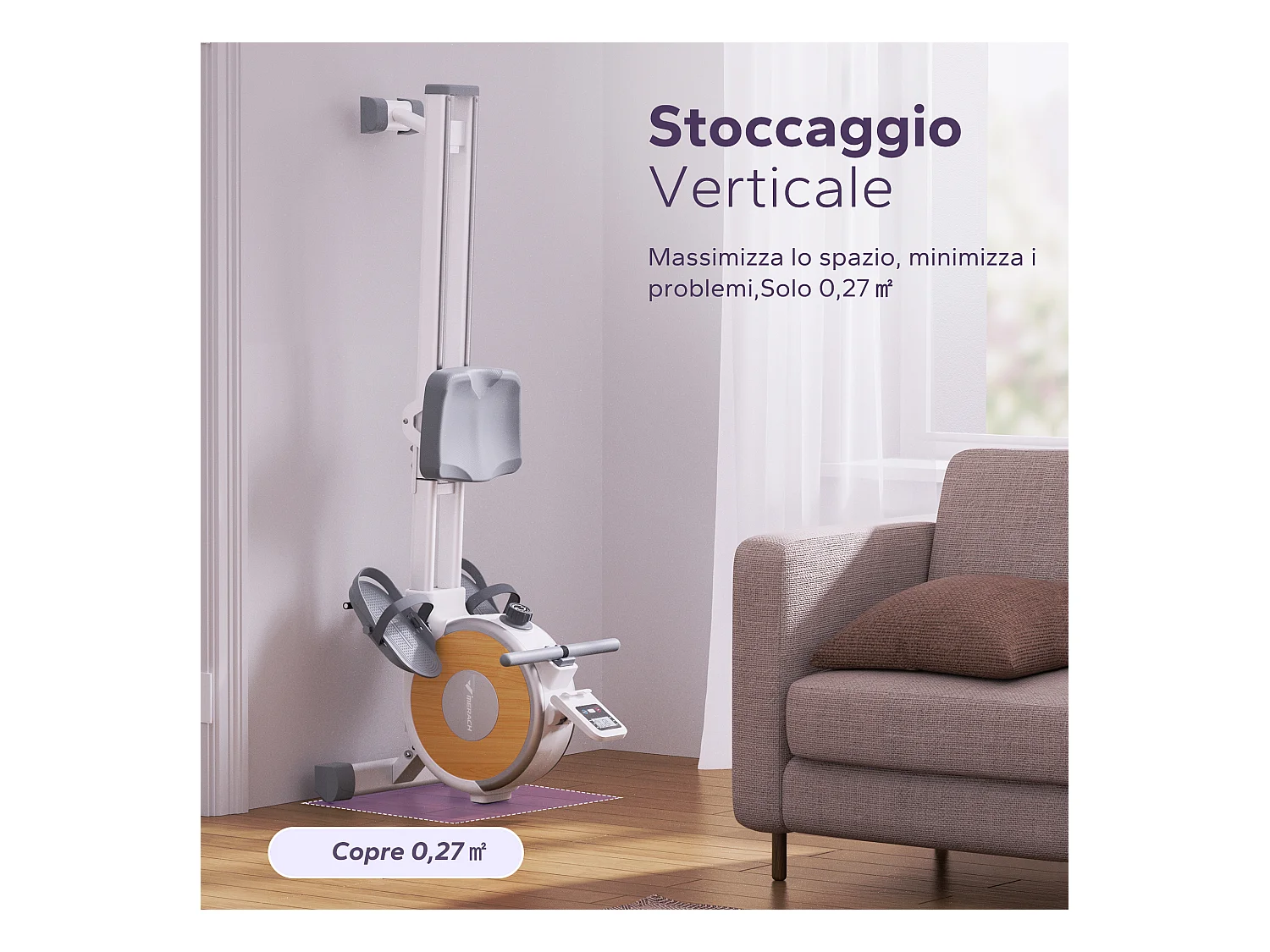 Rameur D'appartement Merach, 16 Niveaux De Résistance Magnétique, Charge Max De 160 Kg, App Connecté