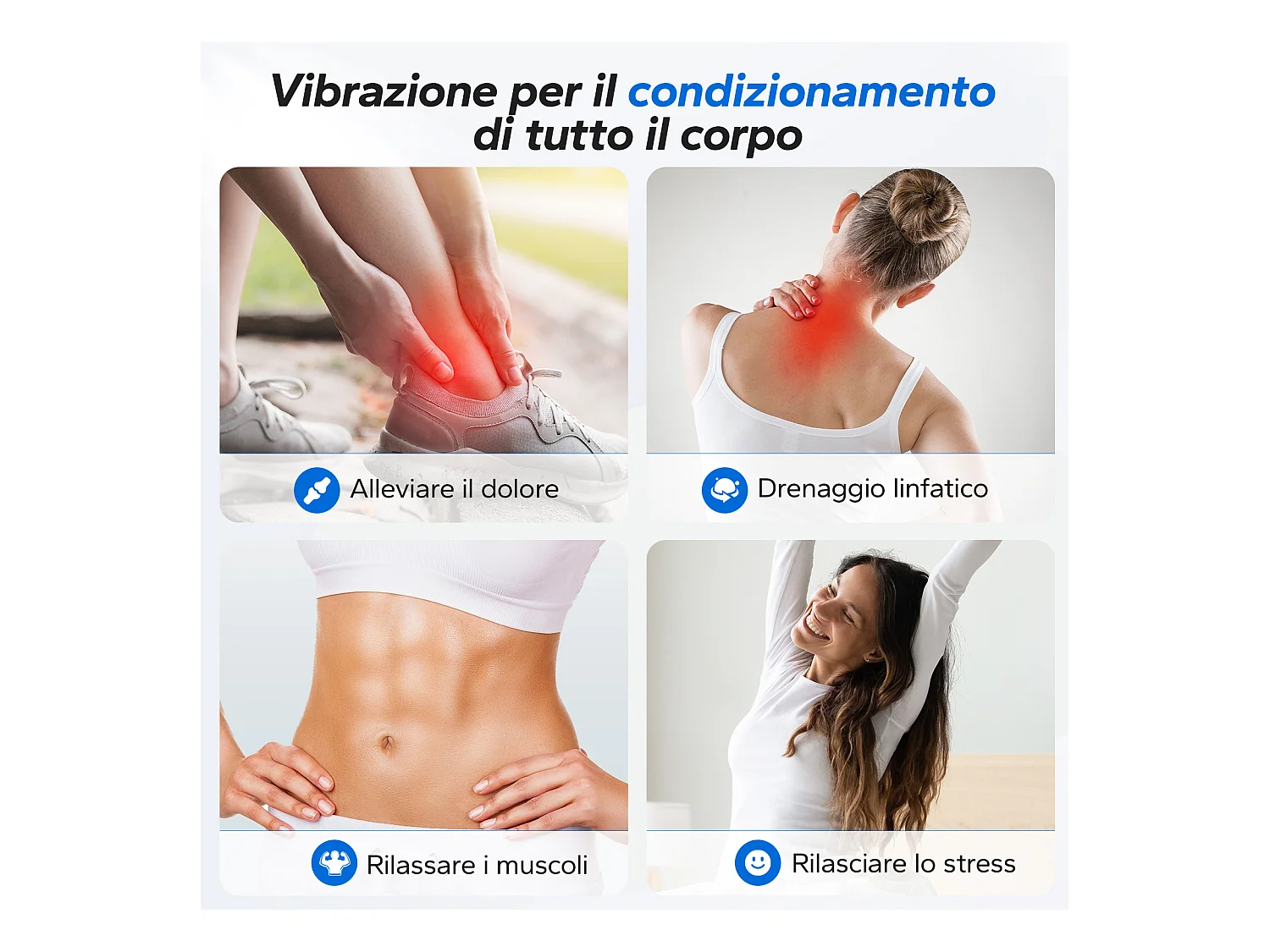 Plateforme Vibrante Avec Télécommande-Merach, La Mise En Forme Des Muscles, Contrôle Automatique De La Vitesse, Bluetooth Intégré