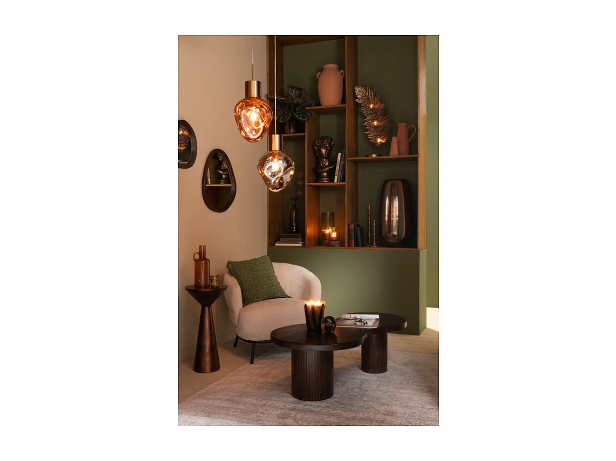 Lámpara de techo de metal gris 25*25*160 cm