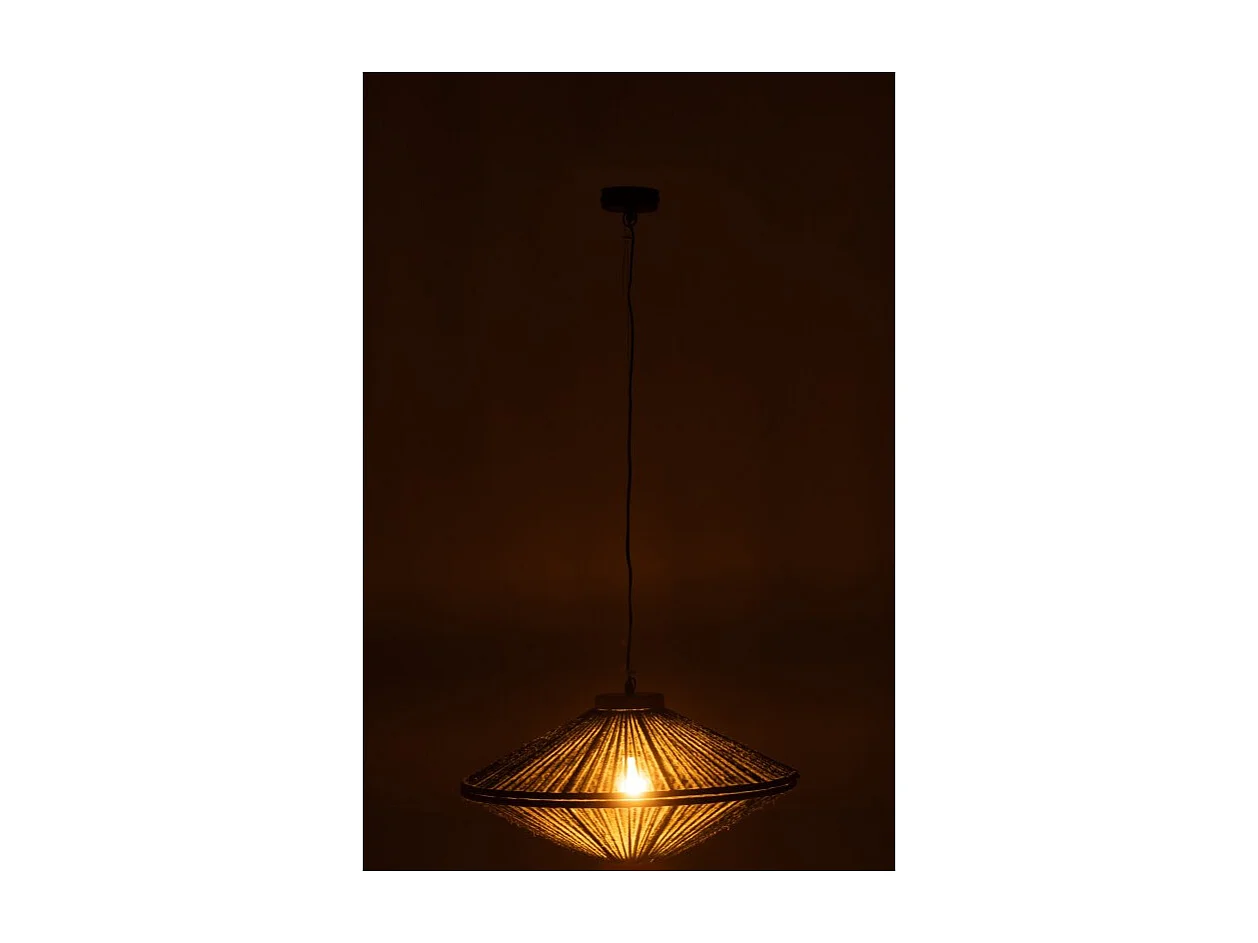 Silla de metal marrón 55*45*85 cm