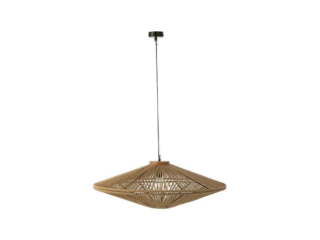 Lámpara de techo de metal natural 93*93*36 cm