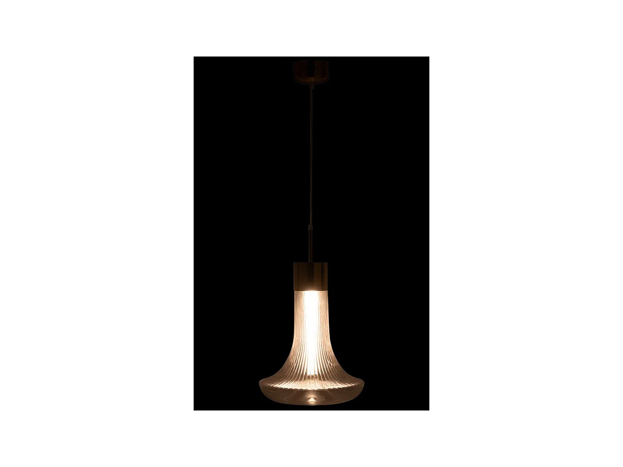 Lámpara de techo de vidrio transparente 34*34*160 cm