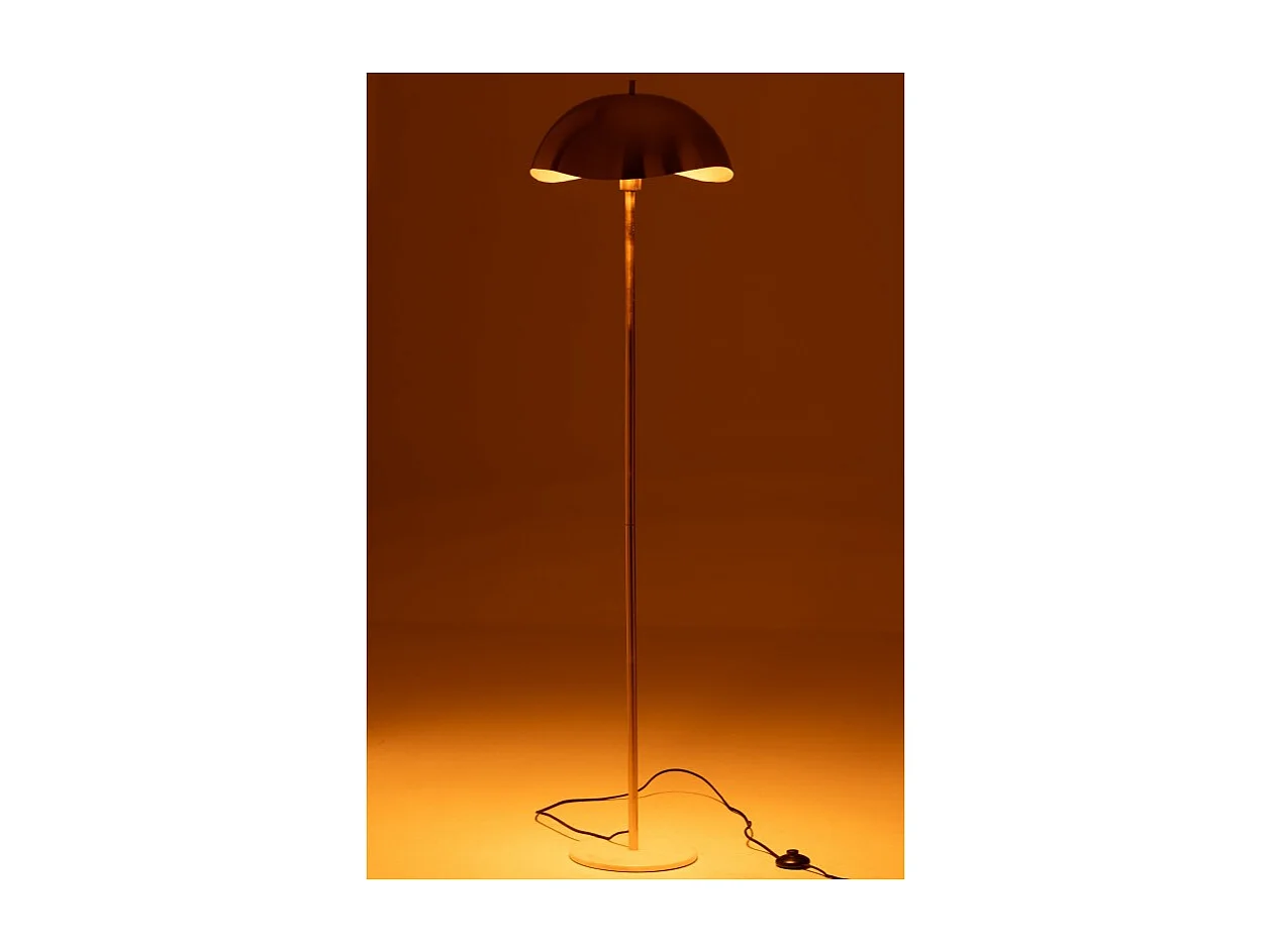 Lámpara alta de metal dorado 30*30*150 cm