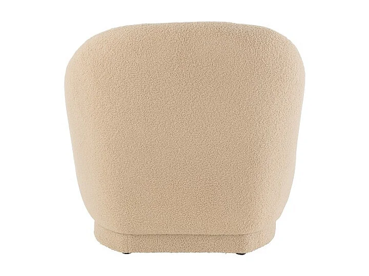 Puf de Tela Beige 78x88x72cm