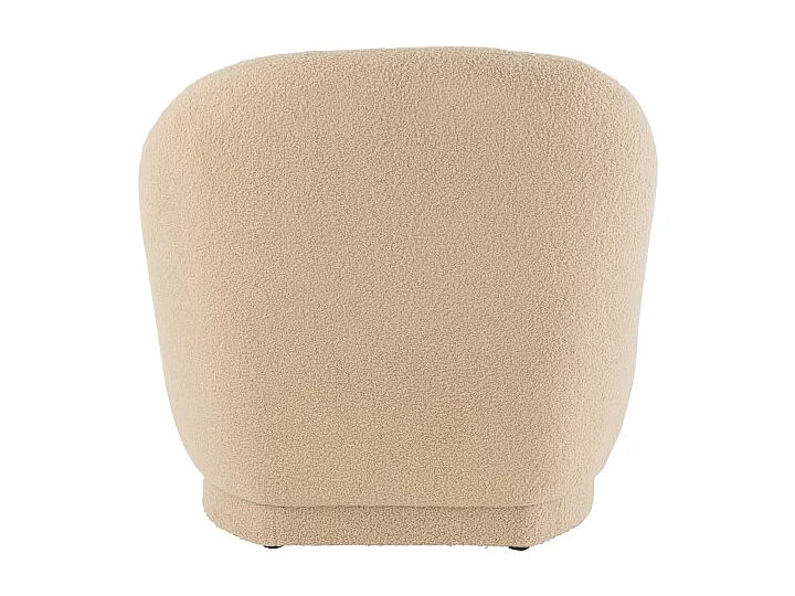 Puf de Tela Beige 78x88x72cm