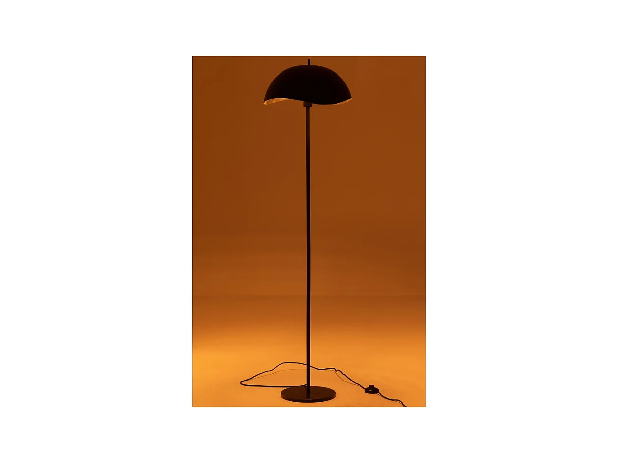 Lámpara alta de metal negro 30*30*150 cm