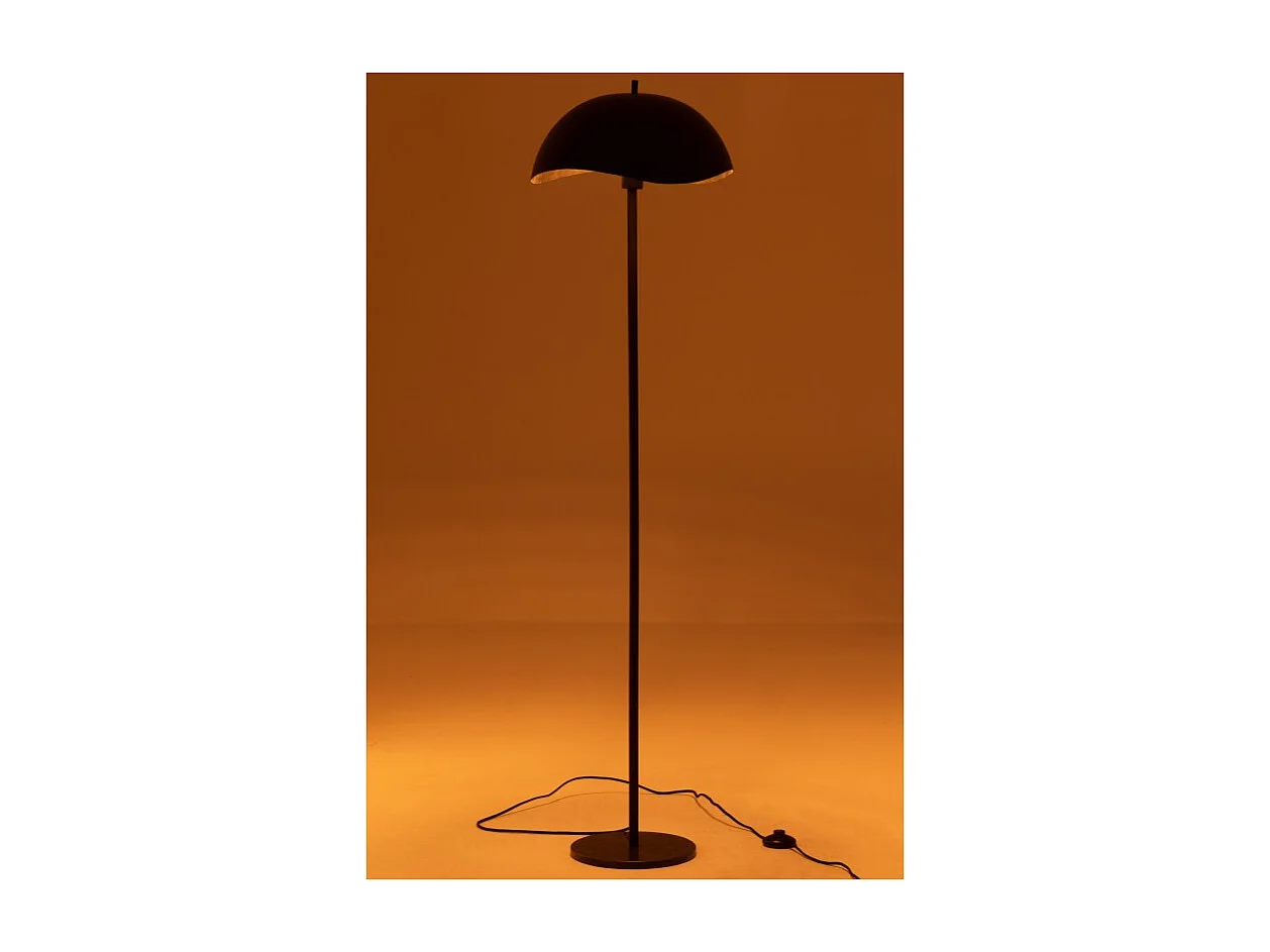 Lámpara alta de metal negro 30*30*150 cm