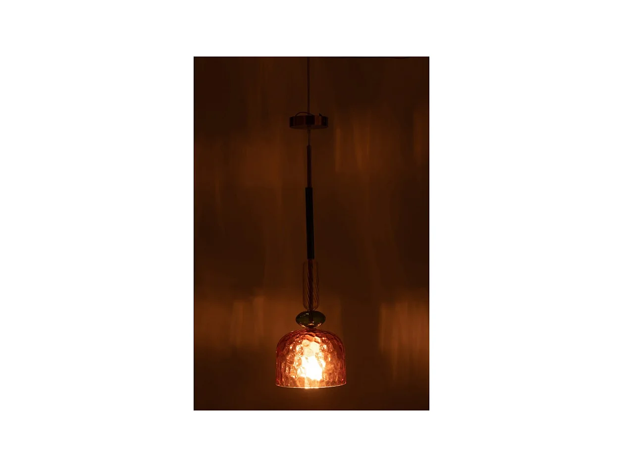 Suspensión de vidrio multicolor de 160x20x20 cm