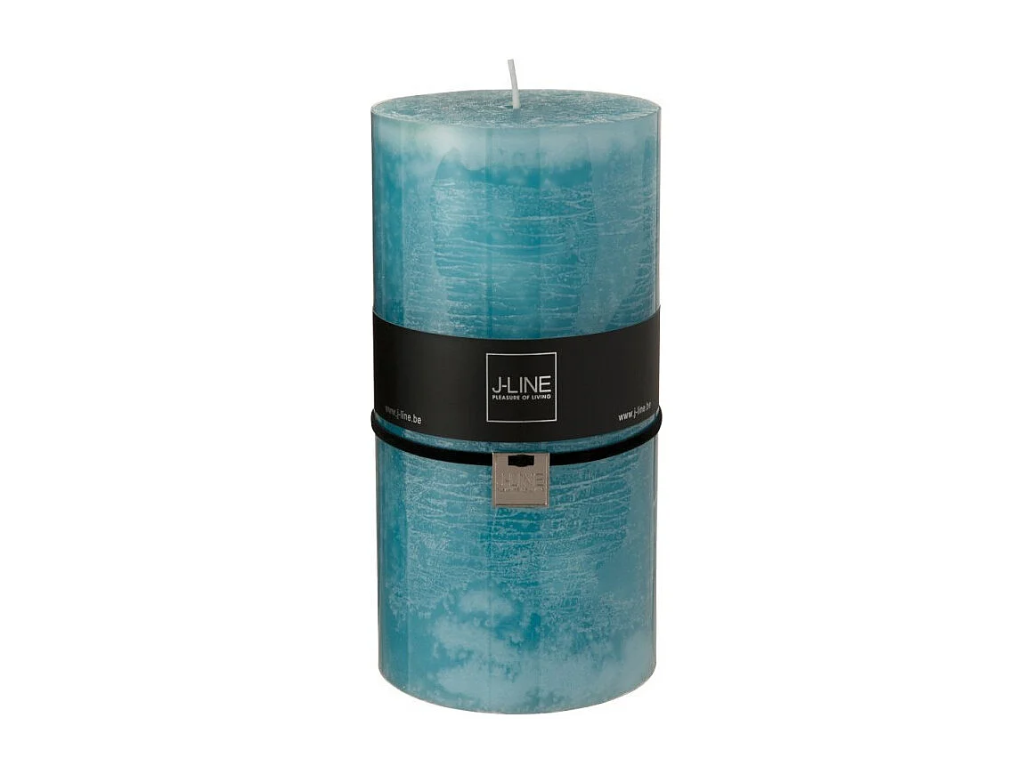 Vela cilíndrica azul xxl - 140h Alt. 20 cm