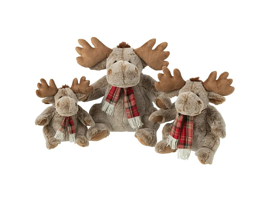 Peluche ciervo de tela marrón 38*25*38 cm