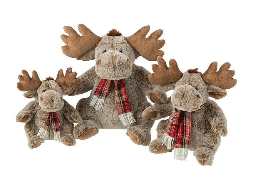 Peluche ciervo de tela marrón 38*25*38 cm