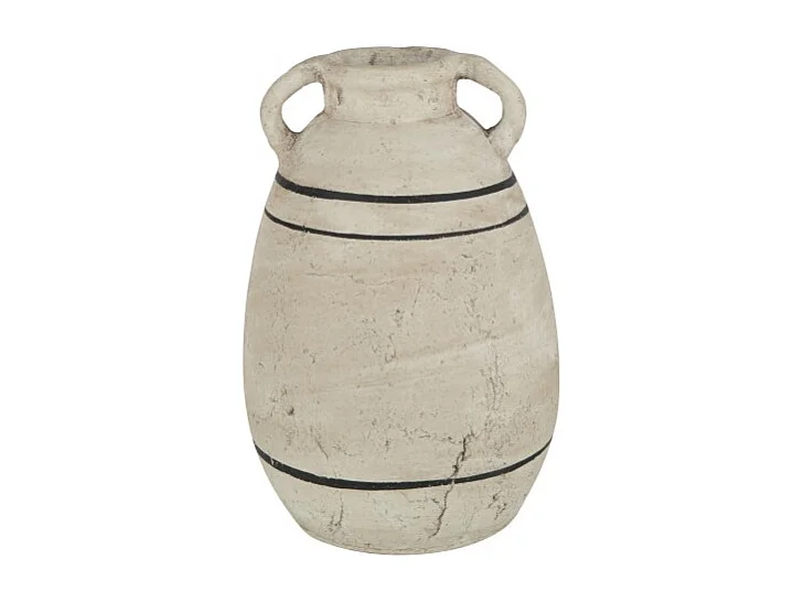 Jarrón de cerámica beige 20*20*30 cm