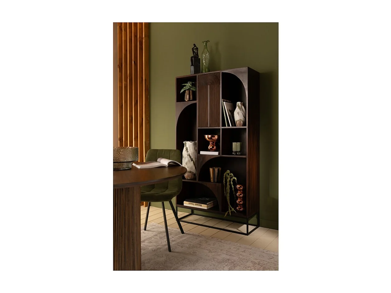 Jarrón de cerámica beige 14.5*13.5*19 cm