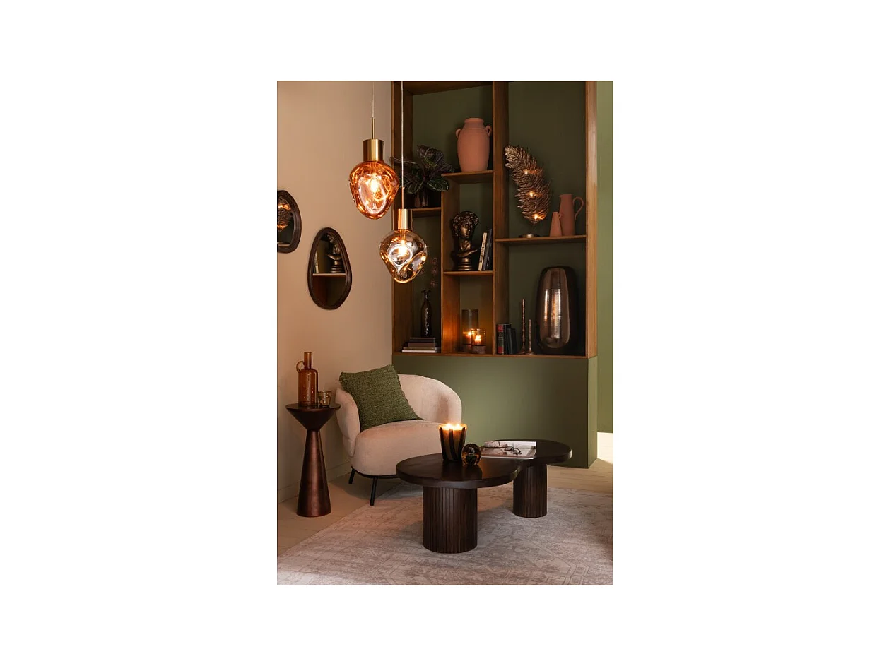 Jarrón de cerámica dorado 35*35*55 cm