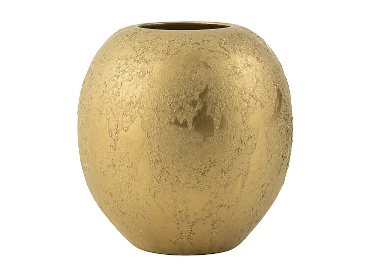 Jarrón de cerámica dorado 40*40*40 cm