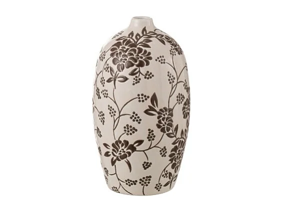 Jarrón de cerámica multicolor 13.5*13.5*24 cm