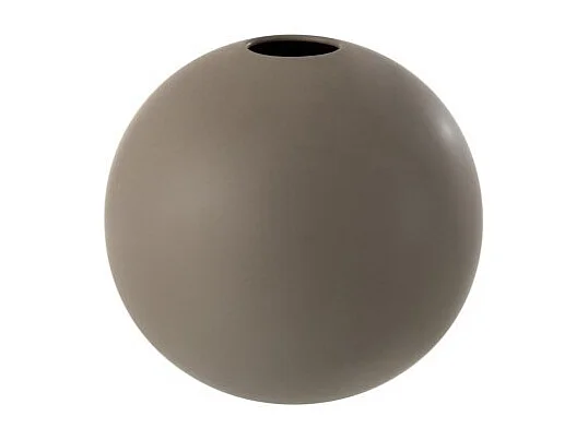 Jarrón bola cerámica gris oscuro Alt. 23