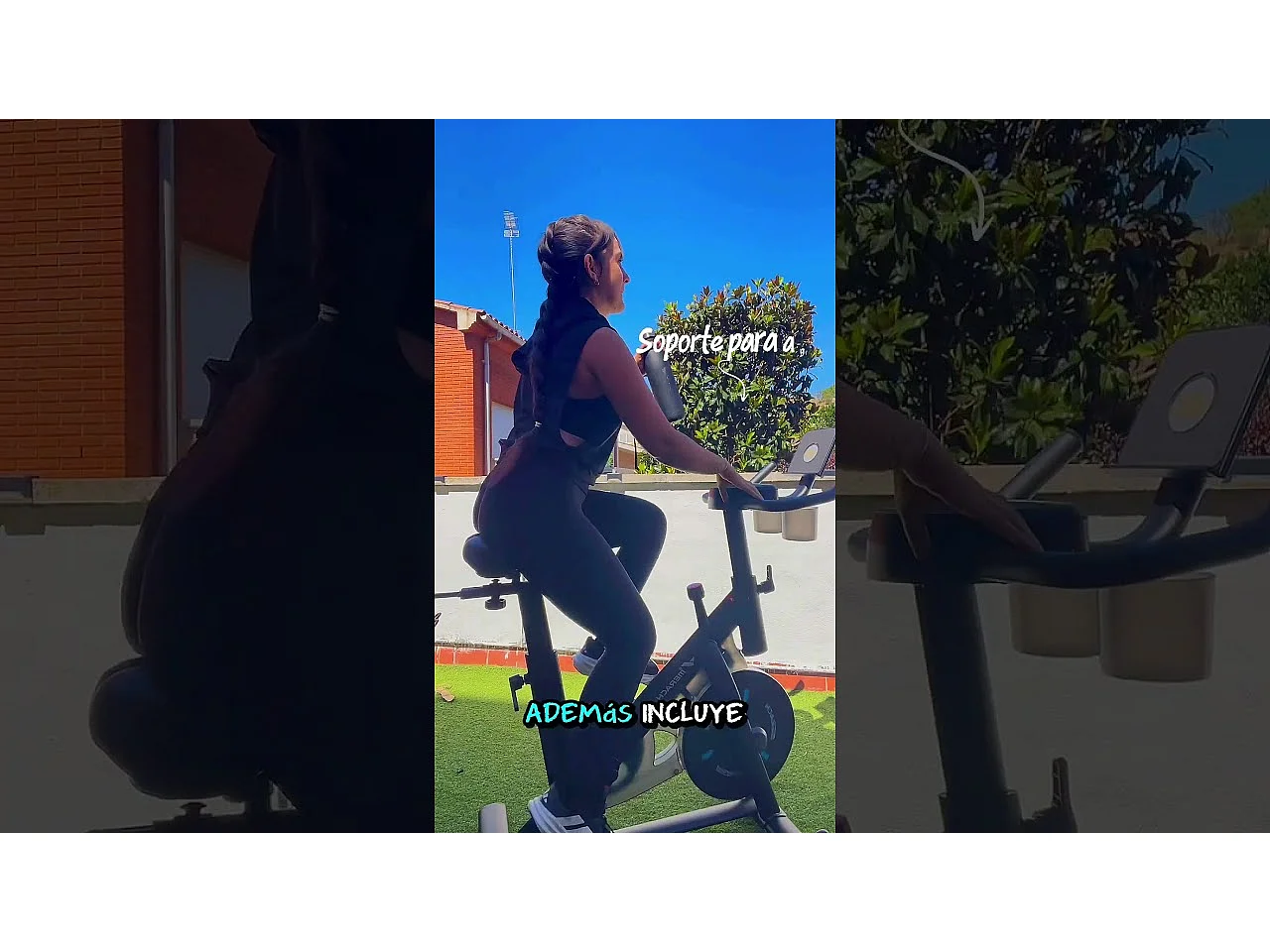 Bicicleta Estática Magnética MERACH, Bluetooth, LED, Aplicación Exclusiva, 8 Niveles, Portabotellas Doble, Manillar/Asiento Ajustable, Silenciosa