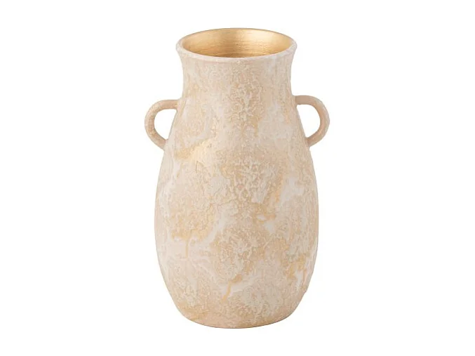 Jarrón de cerámica rosa dorado 24*24*40 cm