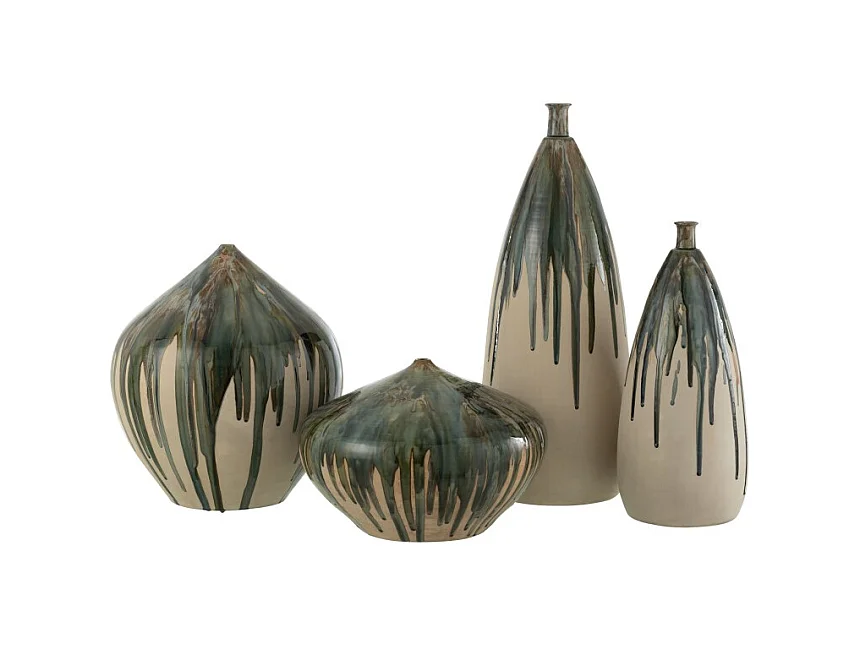 Jarrón pintado en cerámica 40x40x45 cm